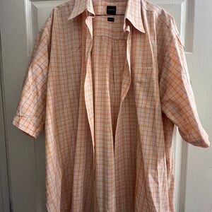 Arrow Men's Orange Plaid Shirt